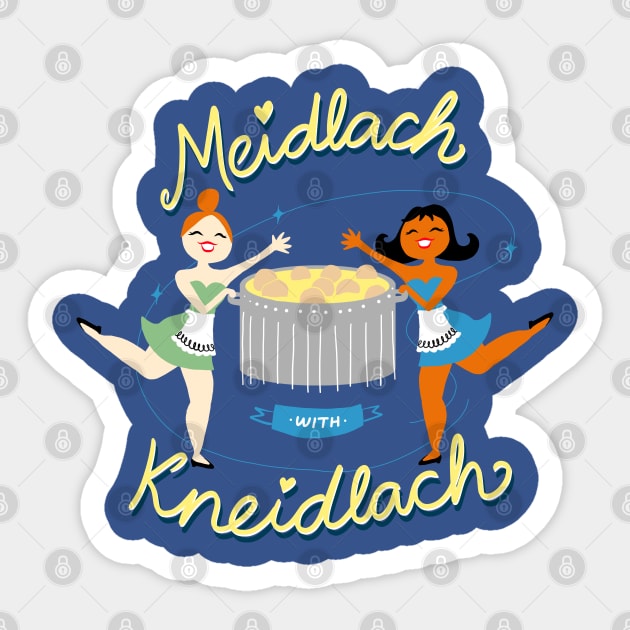 Meidlach with Kneidlach Sticker by Ayeletbarnoy